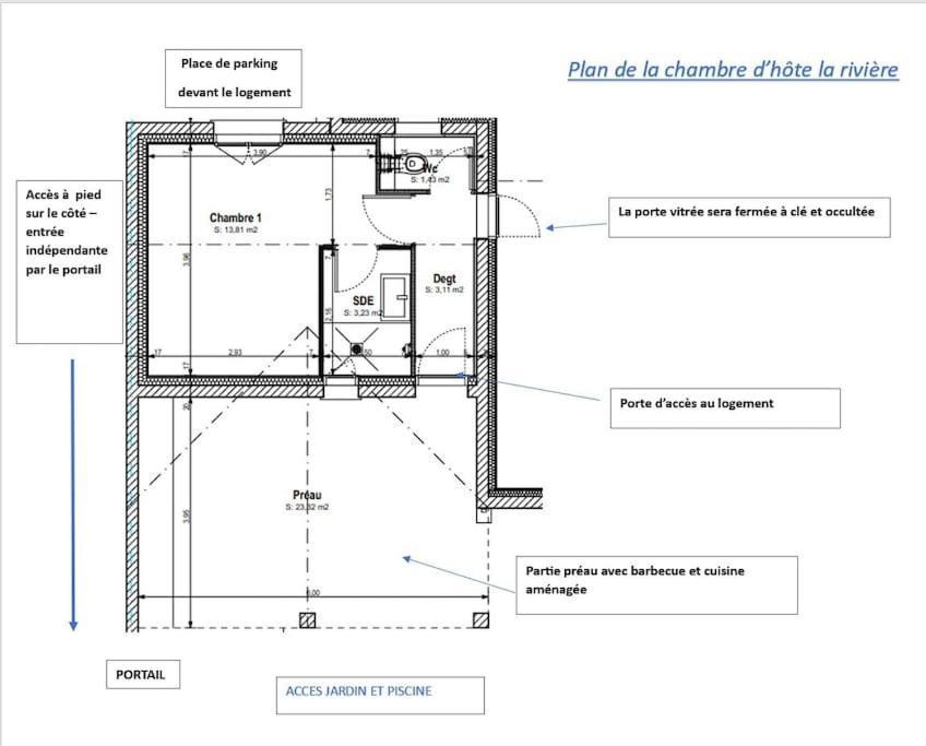 Chambre D Hote La Riviere 45M2 Jardin Et Piscine Aigrefeuille-dʼAunis 외부 사진